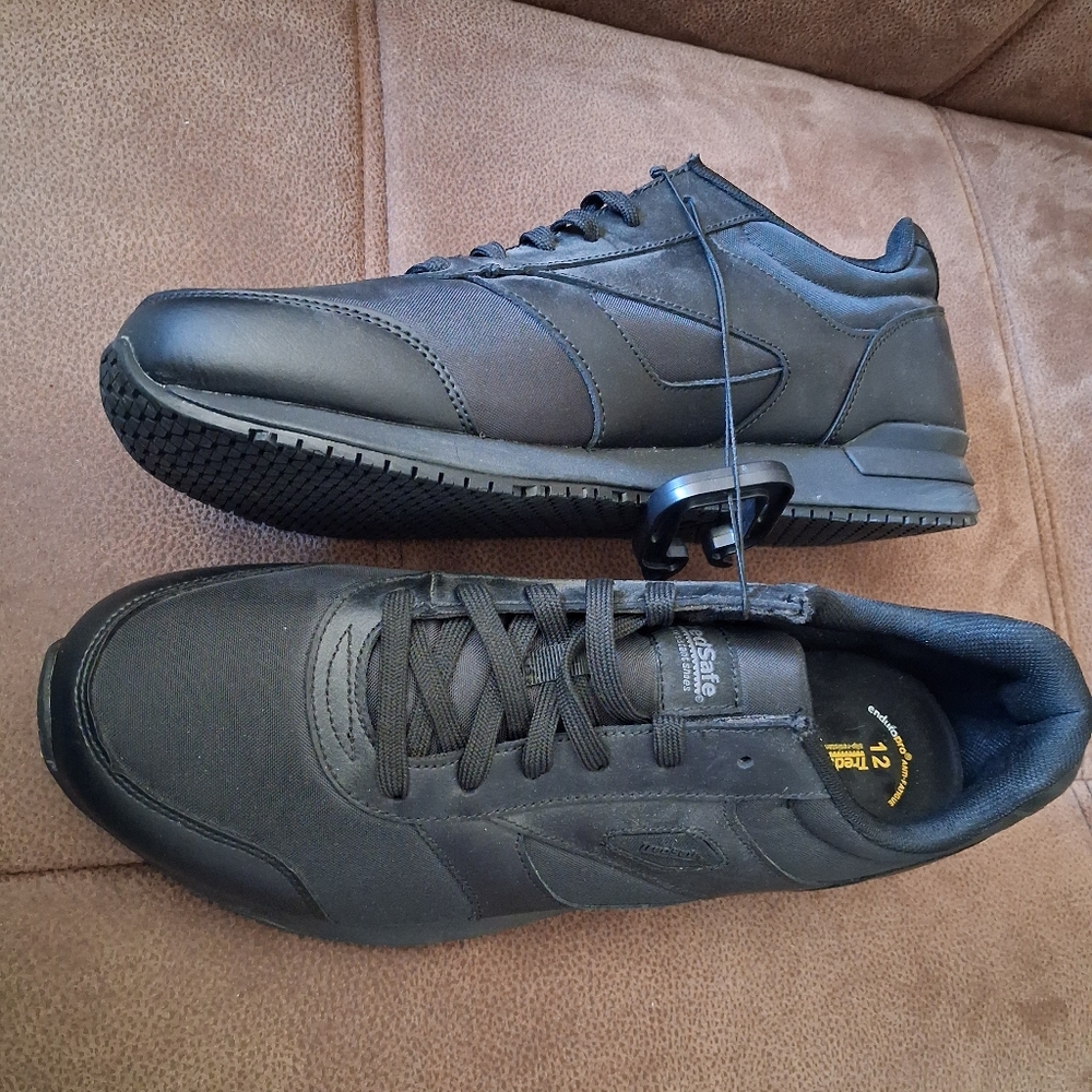 Tread Safe Men's Black Athletic Shoes Work Shoes Size 12